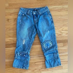 Chanel cropped jeans size 03